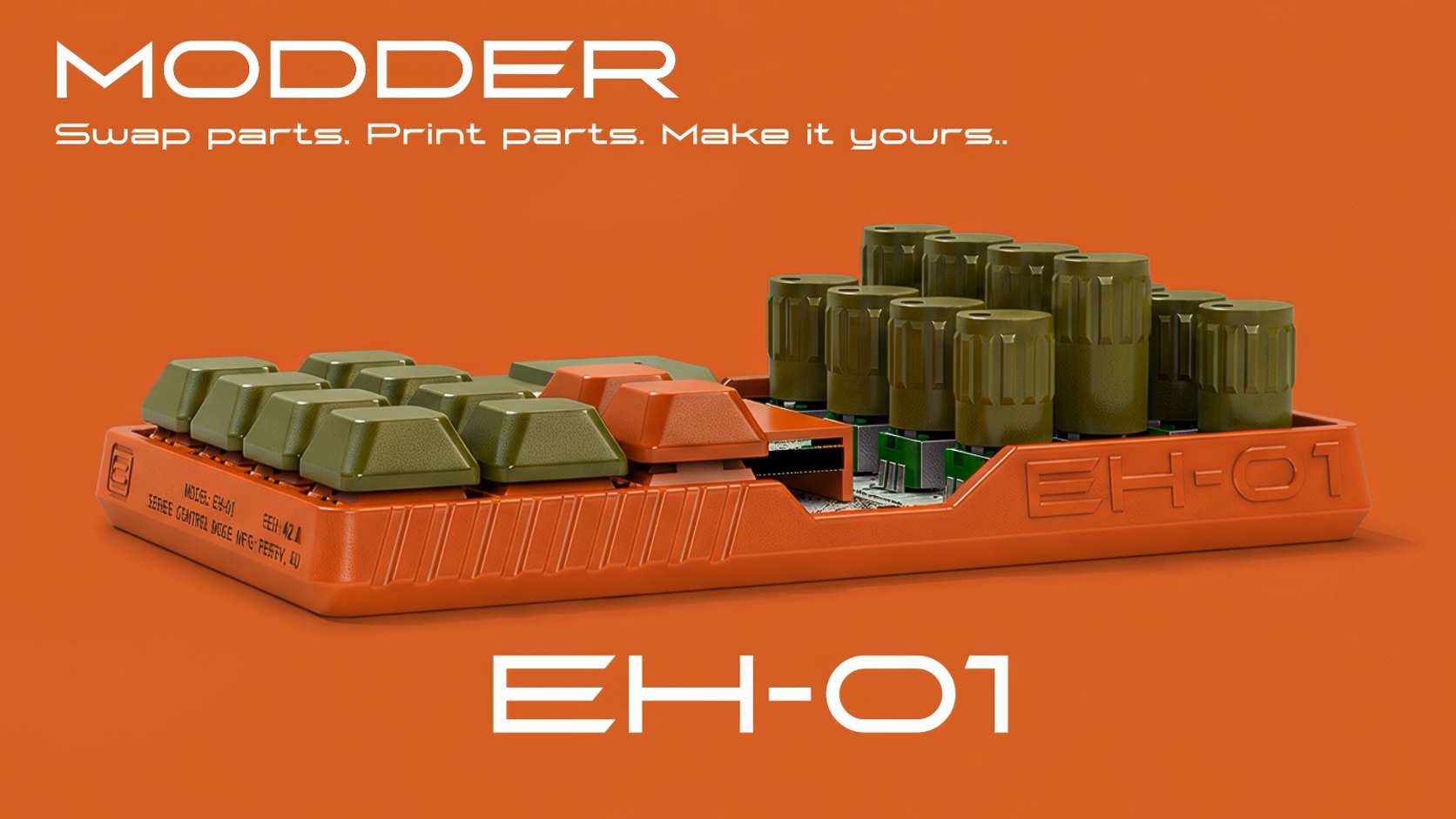 EH-01 custom orange modder render